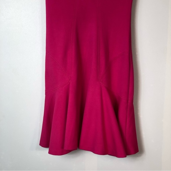 Diane von Furstenberg Carla Sleeveless Flared-Hem Dress in Jazzberry Pink - Picture 7 of 15